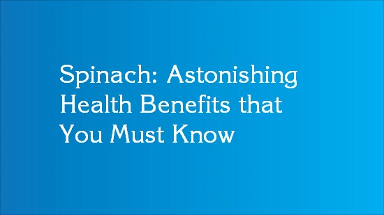 spinach health benefits