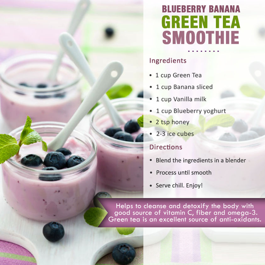 blueberry banana green tea smoothies benefits of healthy juices and recipes
