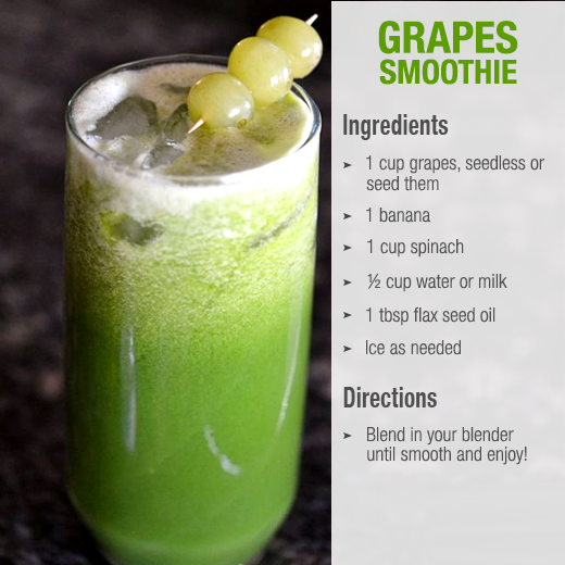 grapes smoothies benefits of healthy juices and recipes