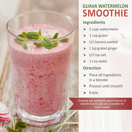 guava watermelon smoothies benefits of healthy juices and recipes