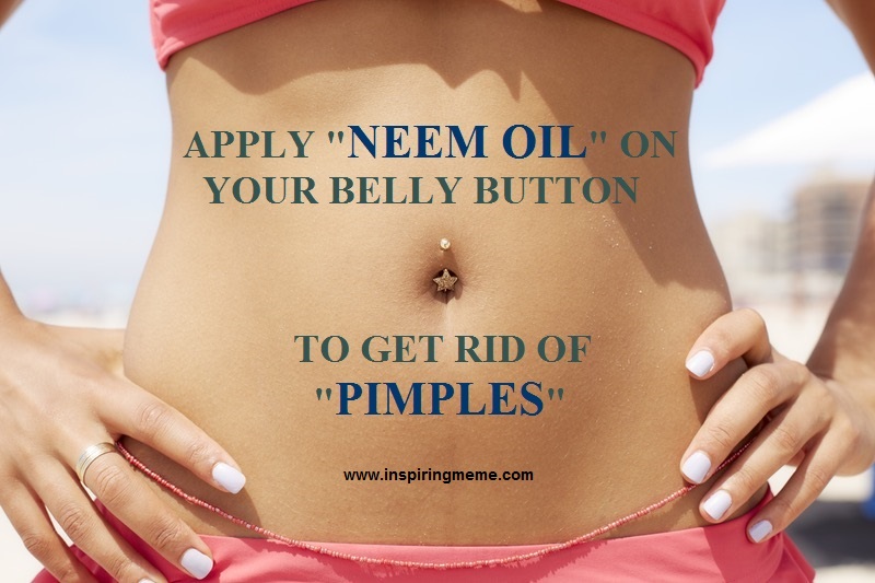 Putting Neem Oil in Your Belly Button