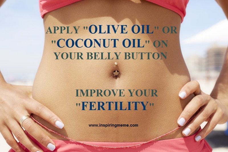 Benefits of Olive Oil or Coconut Oil in Your Belly Button