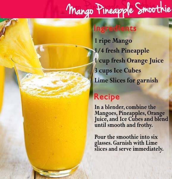 mango pineapple smoothies benefits of healthy juices and recipes