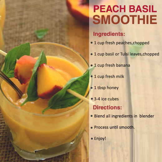 peach basil smoothies benefits of healthy juices and recipes