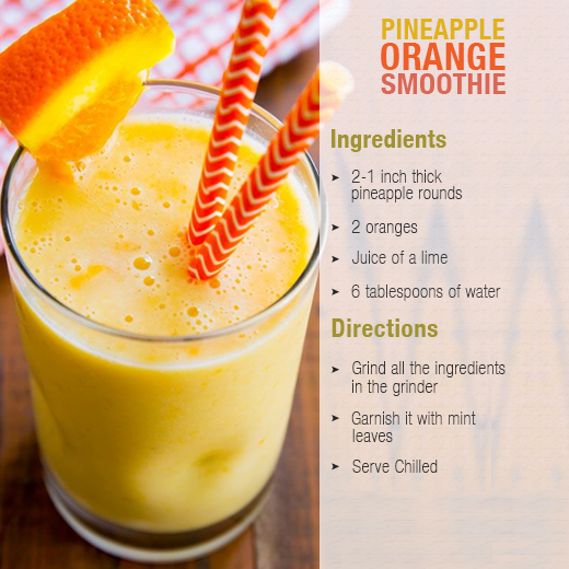 pineapple orange smoothies benefits of healthy juices and recipes
