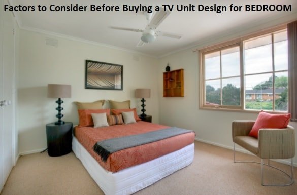 modern tv unit design for bedroom