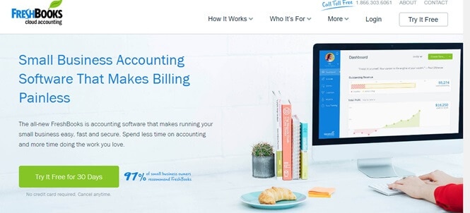 freshbooks business software