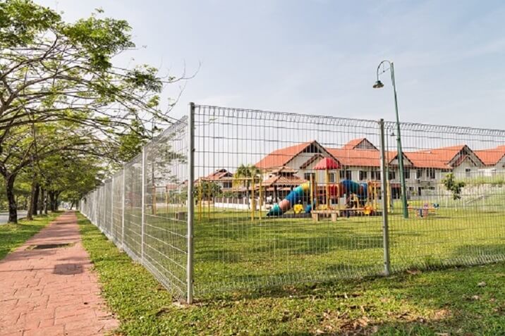 installation of a school fence