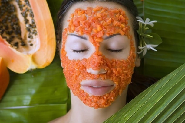 organic papaya face mask