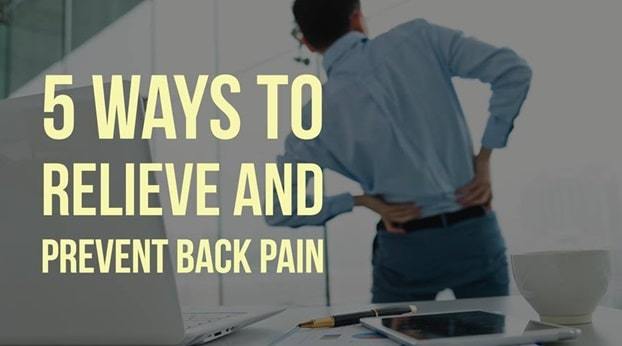 5 ways to avoid back pain