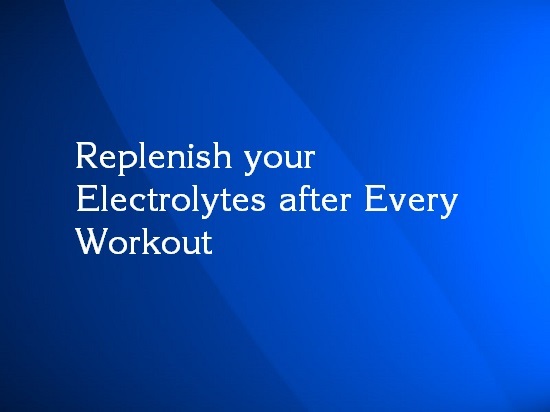 electrolytes before or after workout
