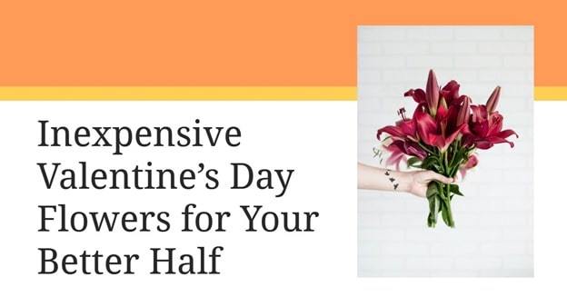 types of flowers for valentines day