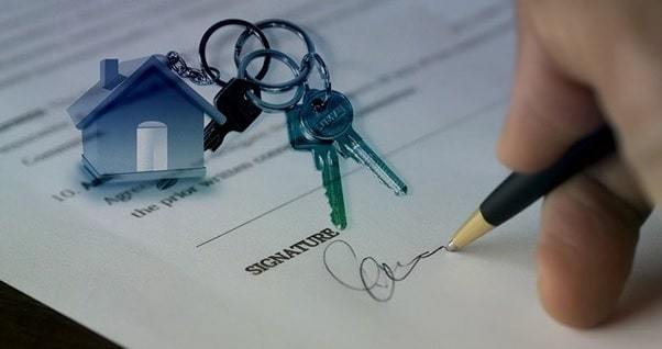 signing the property paper