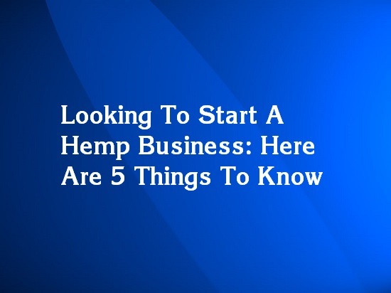 starting a hemp business