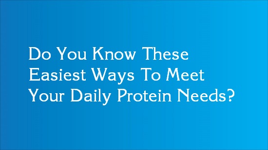 best ways to meet protein goal