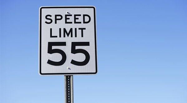 speed limit board