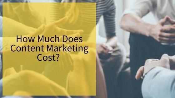 content marketing cost