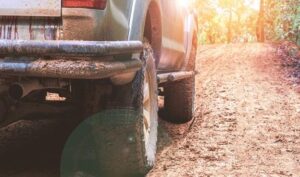 Can You Take Your Truck Off-Road? car in muddy road