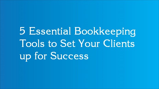 five essential bookkeeping tools