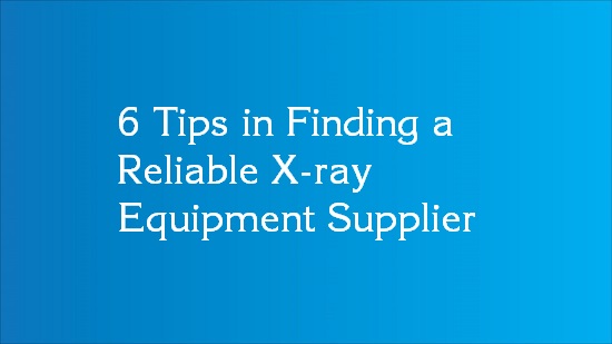 x-ray equipment supplier