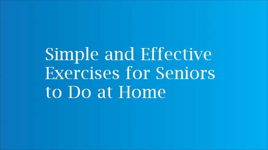 exercise for seniors at home