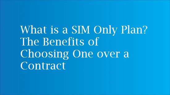 sim only contract