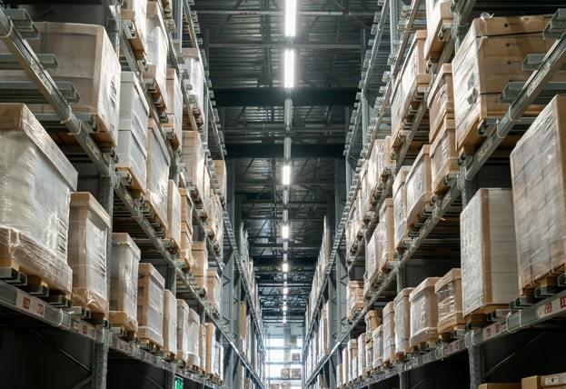 logistics storage warehouse shelf racking