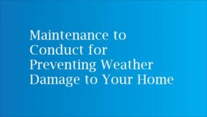 protect your house from damage