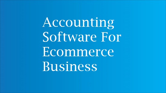 e commerce accounting software