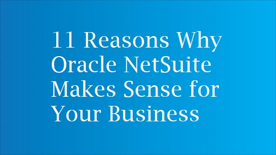 oracle netsuite benefits