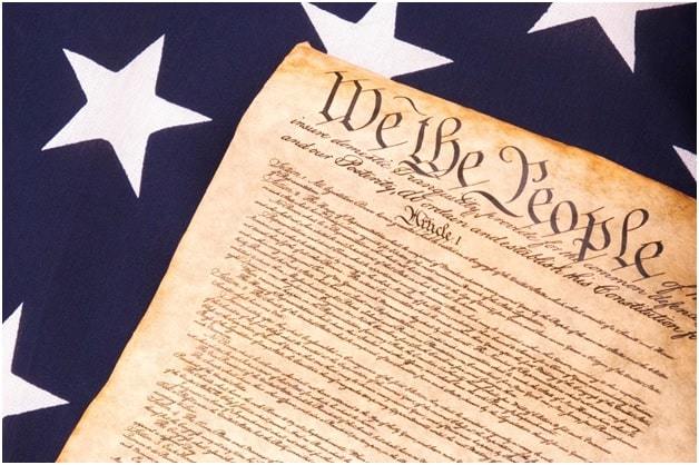 vintage us constitution and patriotism