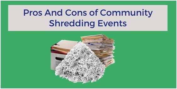 community shredding events