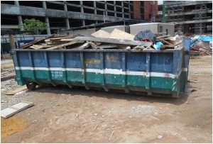 construction wasted disposal bin
