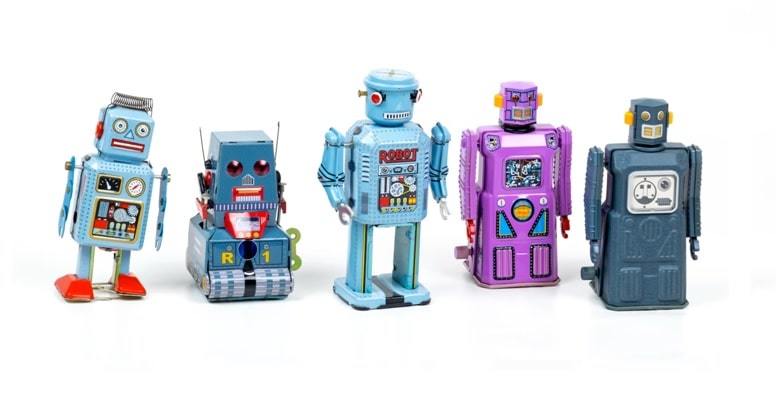 multi color robots
