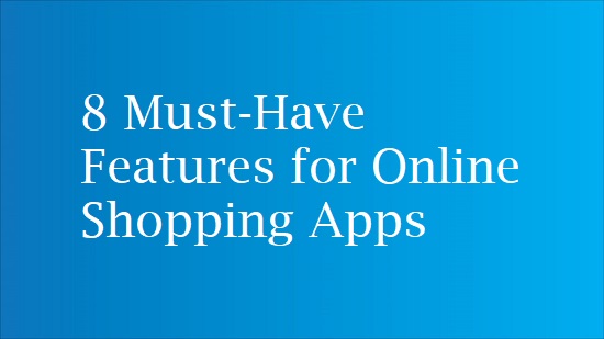 online shopping app features