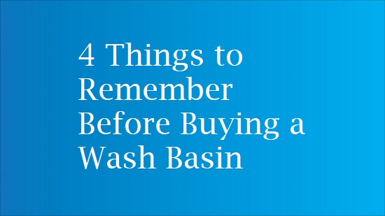 wash basin buying guide