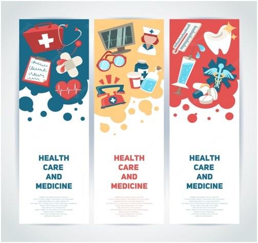 health care and medicine banner