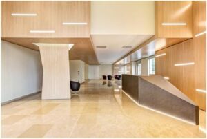 Treating Your Office Building to a Tune-Up: 4 Improvements to Make Ahead of Summer wooden office interior