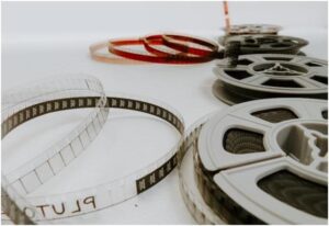 film reel isolated