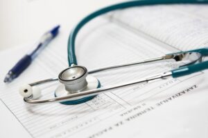 close-up photo of a stethoscope
