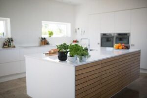 6 Kitchen Trends Taking Over San Diego Homes green leafed plants on kitchen island