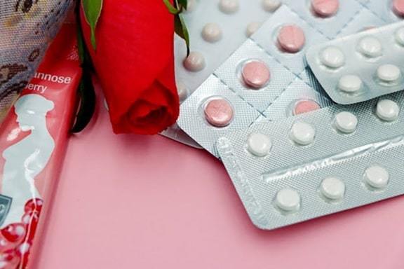 pills and napkin