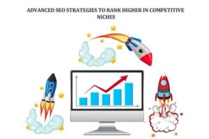 rocket growth success illustration