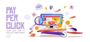 Maximizing ROI with Advanced Google Ads Management Agency Strategies pay per click, computer desktop with cursor