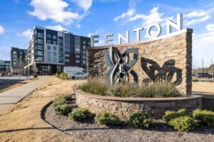 modern apartment complex in the city