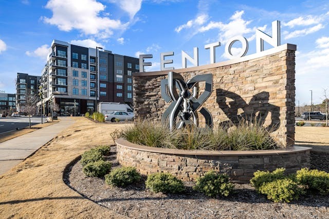 modern apartment complex in the city