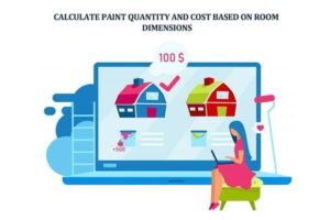 woman choose house flat vector illustration