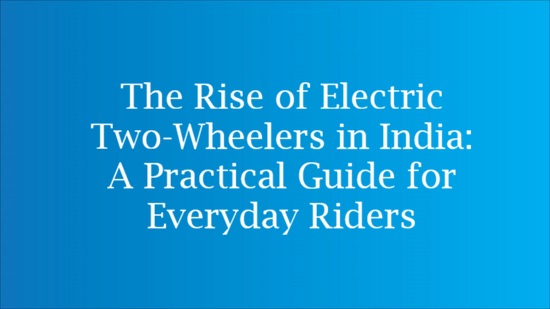 electric scooter riding on city road