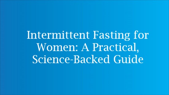 woman planning intermittent fasting routine