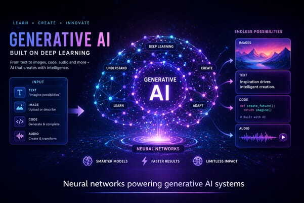 generative ai neural network concept